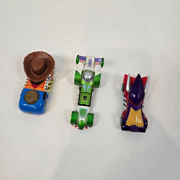 Disney Wild Racers Toy Story Diecast Cars Mixed Lot of 3 Buzz Woody Zurg Hasbro - Picture 4 of 10